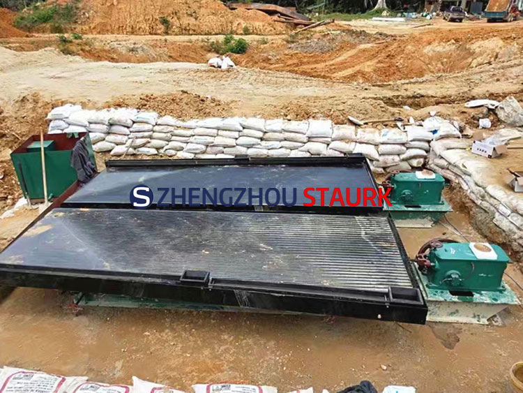 China Wet shaking table for gold copper tin separator China staurk