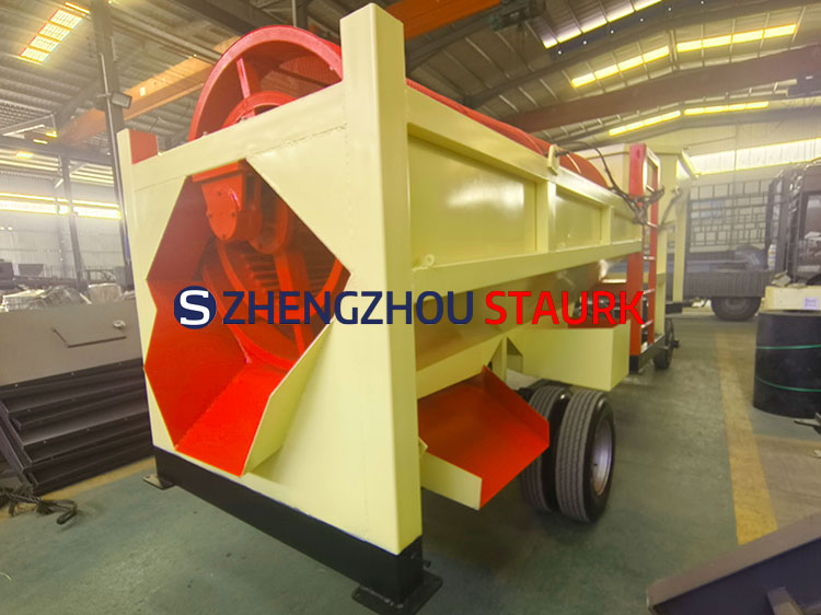 China Potable gold mining washing plant machine trommel screen China